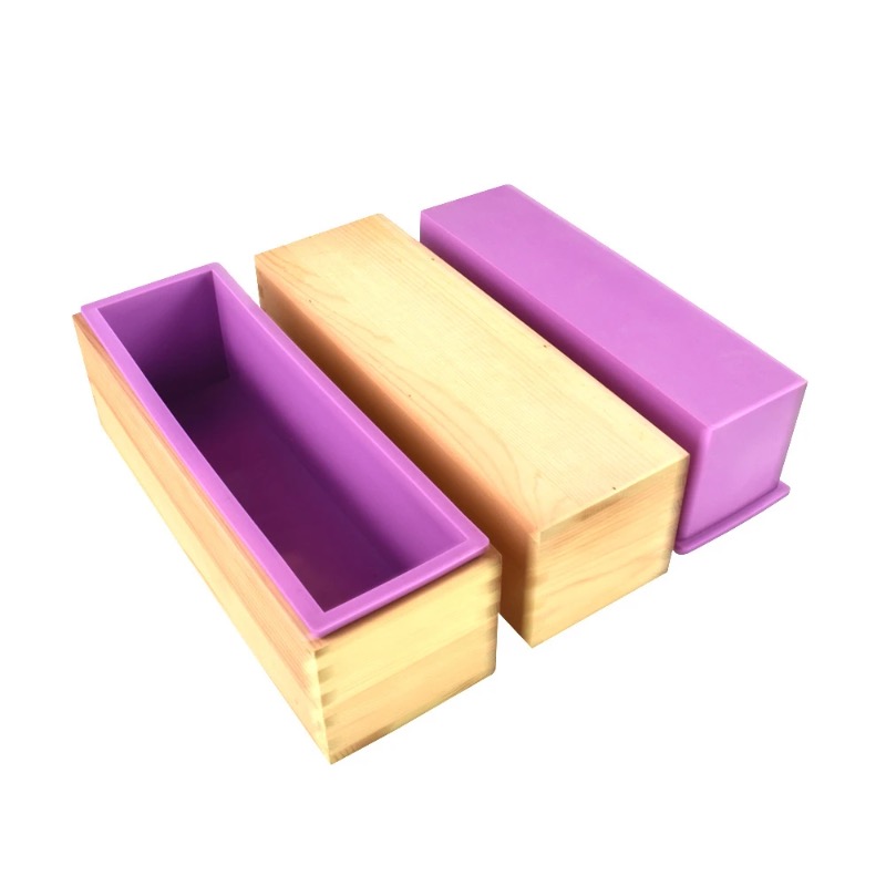 Soap Making Recipes - Flexible Silicone Soap Mold Rectangular Loaf