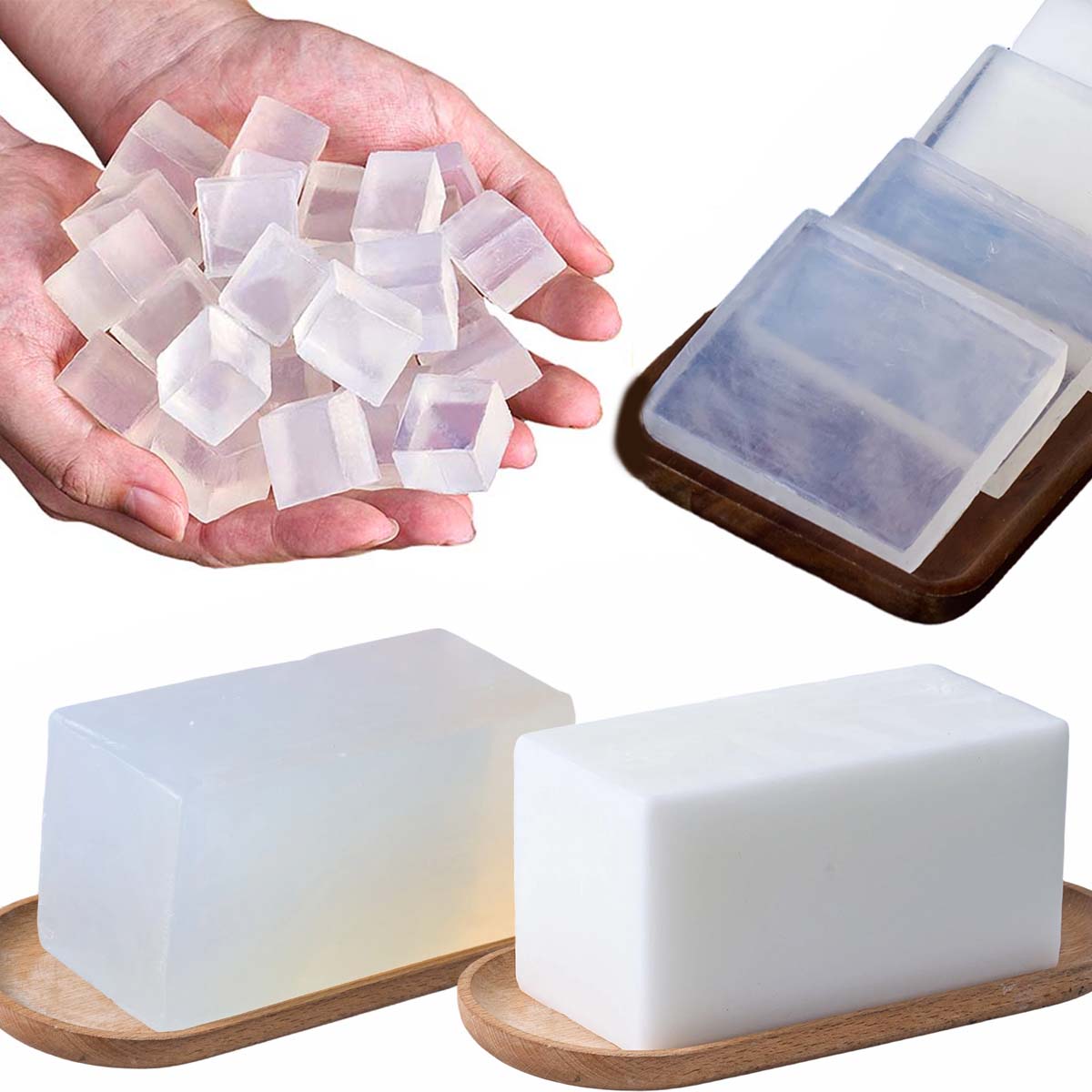 Soap Making Glycerin - 1000g Glycerin Soap Base DIY Handmade