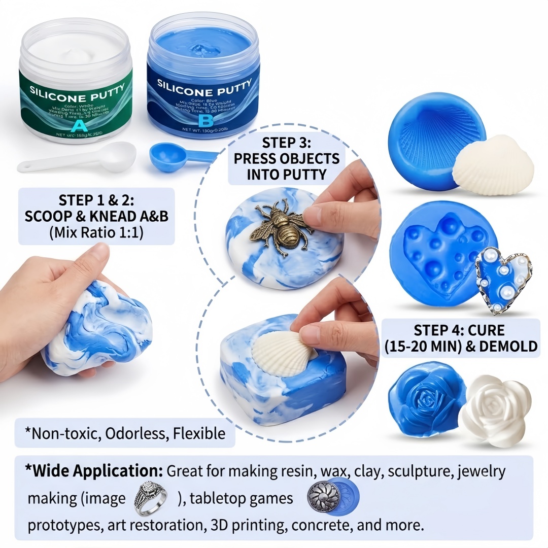 Silicone Putty Mold Making Sup - Soap Making Molds recension och pris