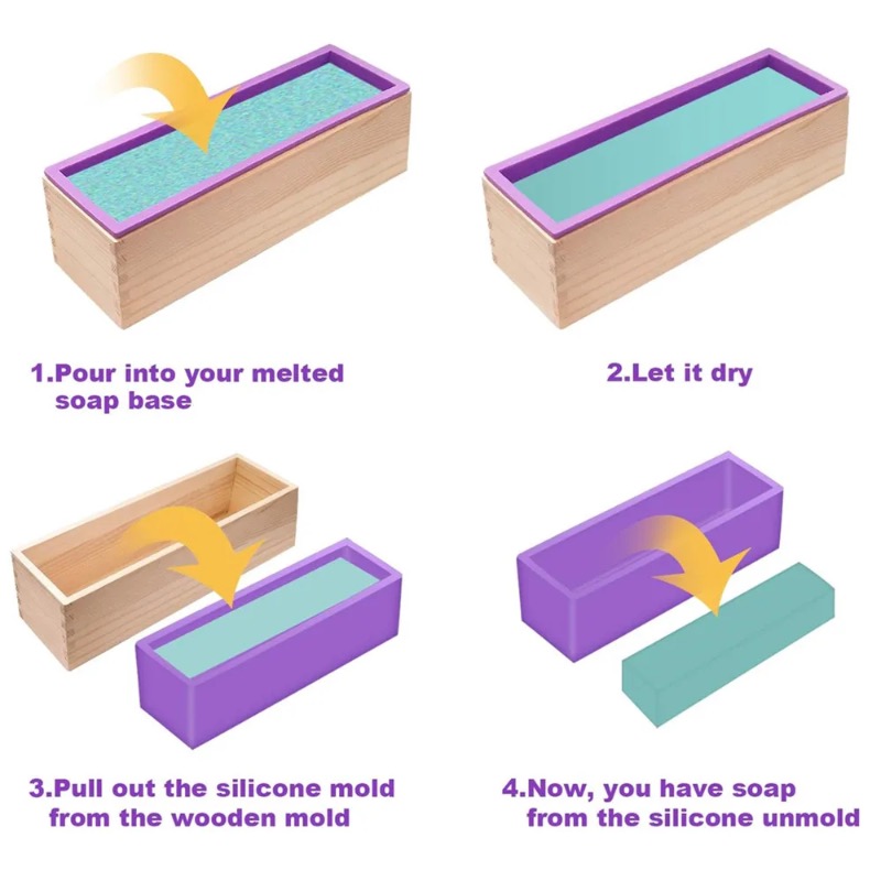 Flexible Silicone Soap Mold Re - Soap Making Recipes recension och pris
