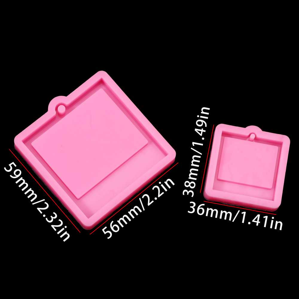 Photo Frame Epoxy Resin Keycha - Soap Making Molds recension och pris