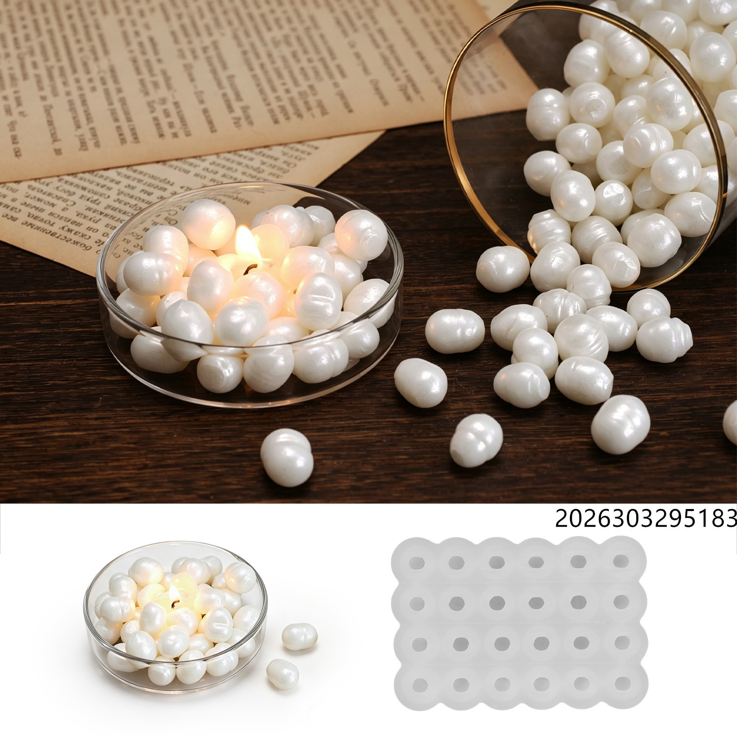 Healing Ocean Pearl Mirror Wax - Soap Making Molds recension och pris