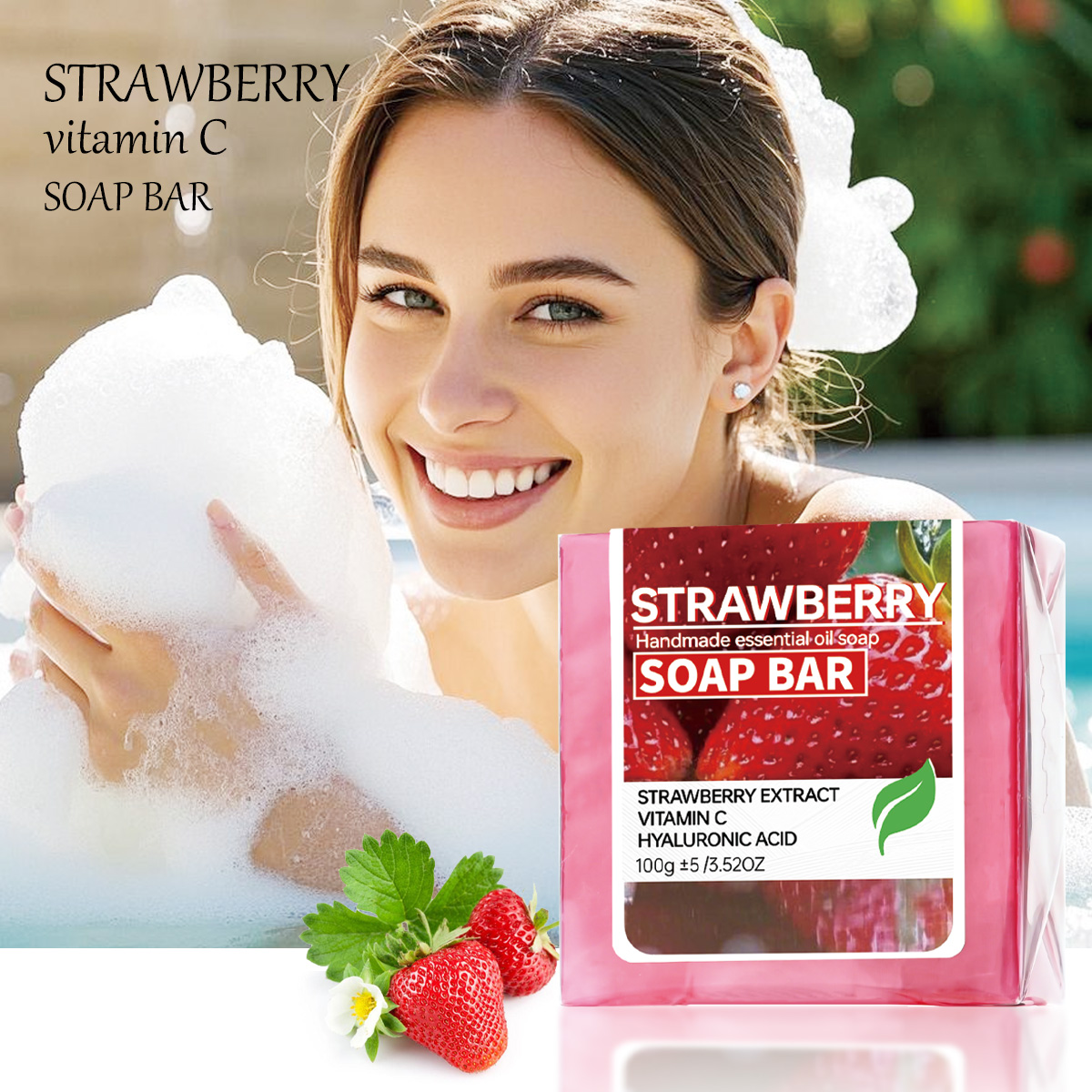 Strawberry Fruit Jam Puree Ess - Soap Making Glycerin recension och pris