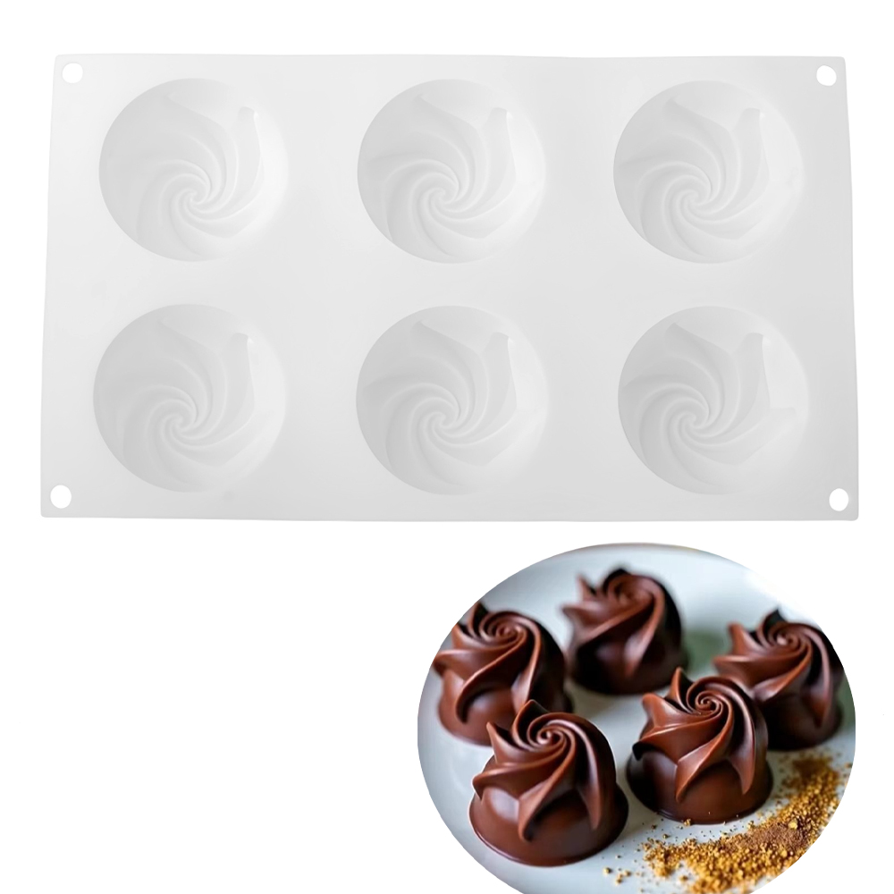 6-Cell Base Carved Rose Design - Soap Making Recipes recension och pris