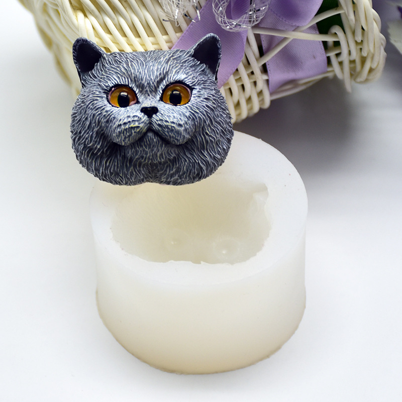 Silicone Mold Short-haired Cat - Soap Making Molds recension och pris