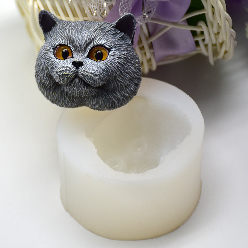 Silicone Mold Short-haired Cat - Soap Making Molds recension och pris