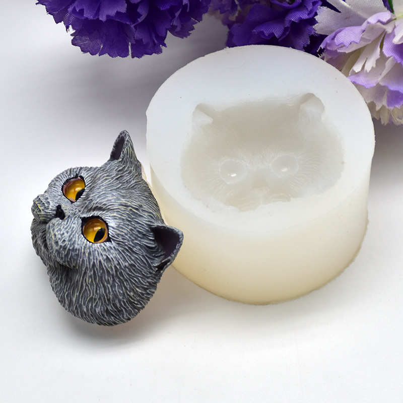 Silicone Mold Short-haired Cat - Soap Making Molds recension och pris