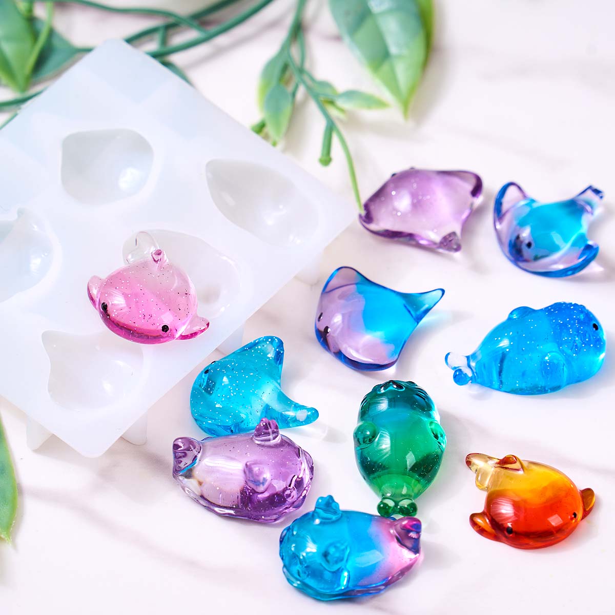 3D Healing Kawaii Manta Ray Wh - Soap Making Molds recension och pris