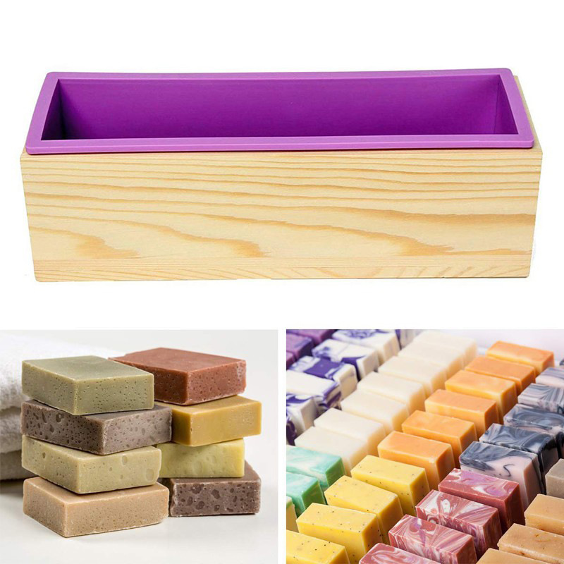 1200ml Silicone Soap Mold Rect - Soap Making Recipes recension och pris