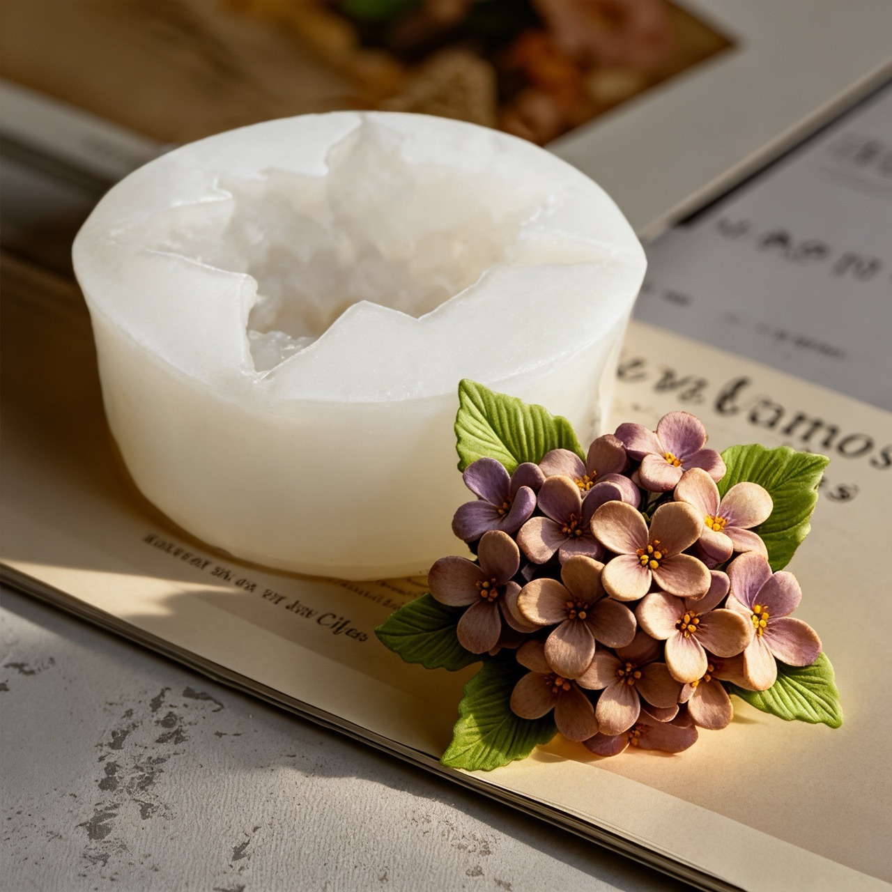 2-Piece 3D Rose and Lilac Sili - Soap Making Recipes recension och pris