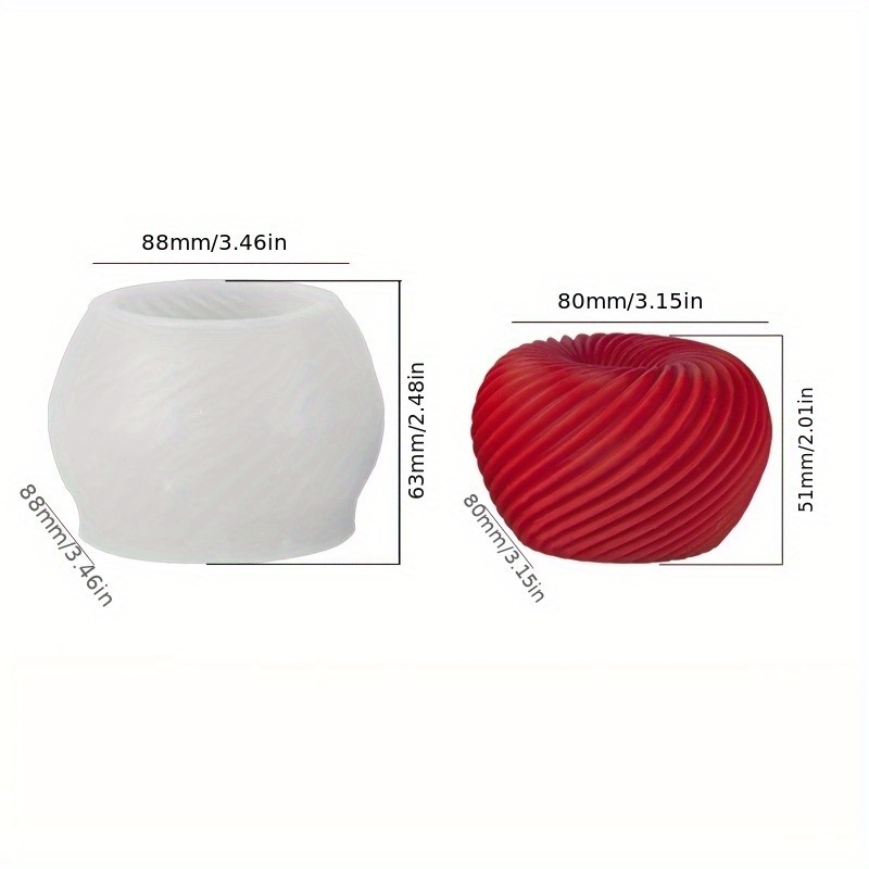 A trendy red apple silicone mo - Soap Making Molds recension och pris