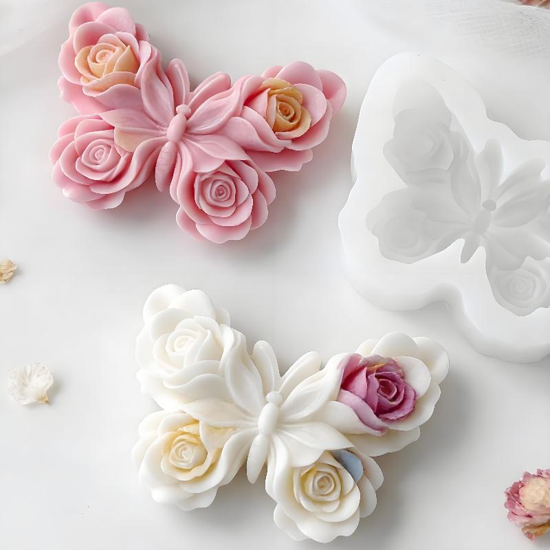 DIY Rose Butterfly Form Silico - Soap Making Molds recension och pris
