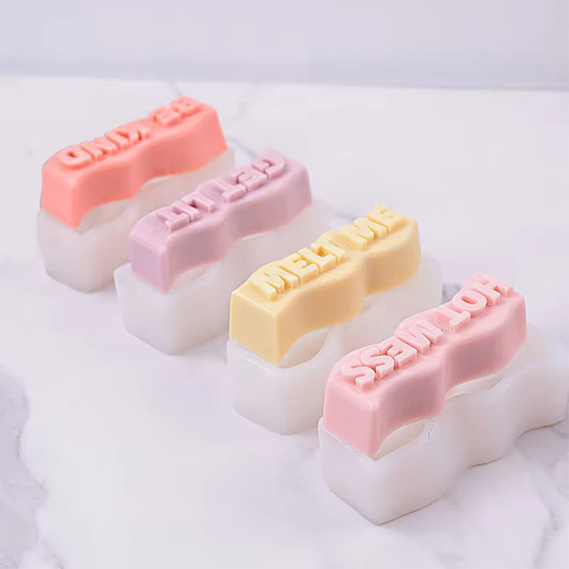 Wave Letter Slogan Candle Sili - Soap Making Recipes recension och pris