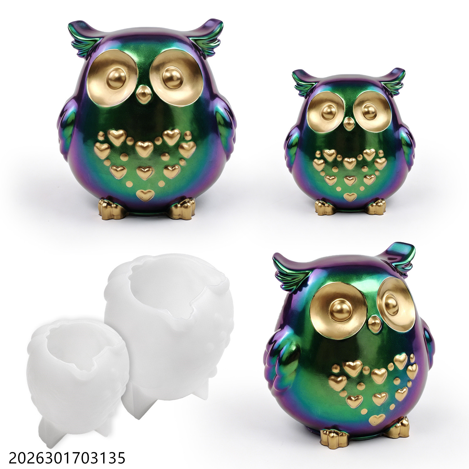 Owl Silicone Mold 3D Bird Shap - Soap Making Molds recension och pris